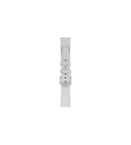 Fro LW38-43 20 mm Hakiki Deri Düz Krem Kordon Silver Toka