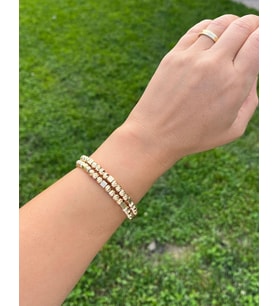 Ysx Jewelry Altın Rengi Toplu Kelepçe