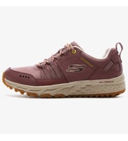 Skechers Escape Plan-Endless Pursuit Water Repellent Leather Memory Foam Womens Outdoor Shoes Su Tutmayan Hafızalı Taban Hakiki Deri Kadın Outdoor Ayakkabı Mor