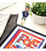Kişiye Özel Tamirci Karikatürlü Çubuk Kitap Ayracı