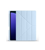 Samsung Galaxy Tab S9 Plus Uyumlu Kılıf Zore Tri Folding Kalem Bölmeli Standlı Kılıf