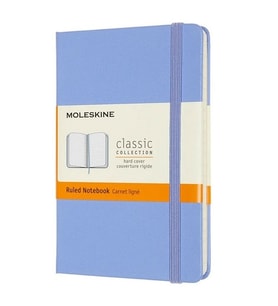 Moleskine Sert Kapak Defter Ortanca Mavisi (Çizgili - 13x21)