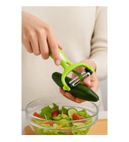 3 Başlıklı Plastik Soyacak Yeşil
