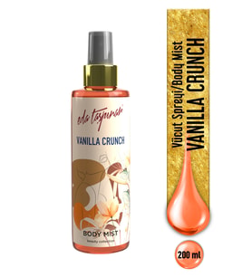 Eda Taşpınar Vanilla Crunch Vanilya Body Mist,Madagaskar’ın Eşsiz Kokusu, Baştan Çıkarıcı !200 ml