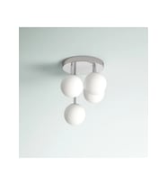 Pregarten Camlı Plafonyer Avize RA-AVZ- 3549-67-81 (Krom)