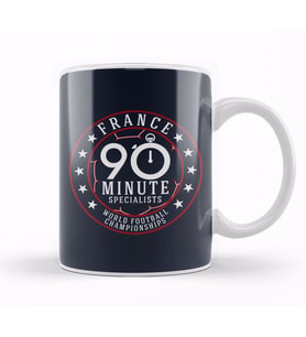 French Football France 90 Minutes World Football Championship Kupa Bardak Porselen