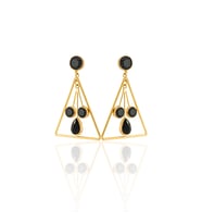Kadir Jewellery 22 Ayar Altın Kaplama Kadın Sallantılı Küpe -El İşçiliği Ve Hipoalerjenik Küpe