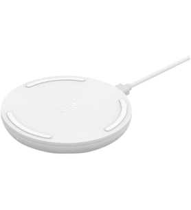 Belkin BoostCharge 10 W, iPhone 15, 14, 13, 12, SE, 11, XS, XR, X,8, Samsung Galaxy, Google Pixel uyumlu Hızlı Kablosuz Şarj Cihazı, Beyaz Outlet