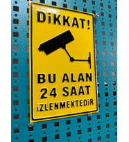 Bu Alan Kamera Sistemi Ile Izlenmektedir Levhası 10 Lu Paket