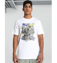 Puma Graphics Photoprint Tee Erkek Beyaz Tişört - 683213 02