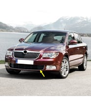Skoda Superb 2 2009-2013 Ön Tampon Orta Izgara Sol Parça 3T0853665