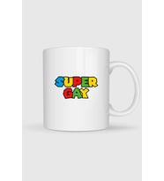 Super Gay Baskılı Kupa Bardak
