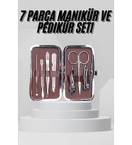 Northcity 7 Parça Paslanmaz Çelik Manikür ve Pedikür Seti – Çantalı Profesyonel Tırnak Bakım Kiti