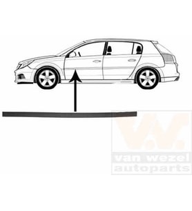 Opel Vectra C 2002 2008 Kapı Bandı Ön Sol Astarlı (Oem No:5171073)