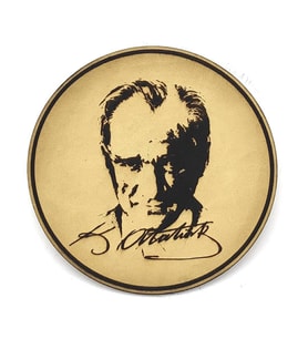 ATATÜRK Deri PEÇ - Arma - Askeri Patch