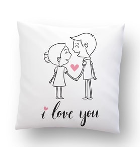 I love You Yastık