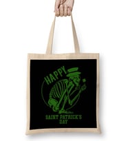 St Patricks Day Skull Bez Çanta Uzun Saplı
