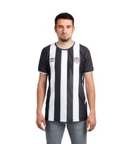 Beşiktaş Lisanslı Çubuklu Yetişkin Umbro Forma (Siyah - Beyaz)