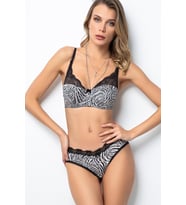 Miorre Push-Up Dolgulu Dantel Detaylı Sütyen Takım