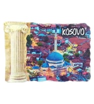 Kosova Temalı Sütun Magnet (Karışık)