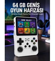 Klasik Oyun Konsolu 64 Bit İşlemci ve Çift Kart Girişi Özellikli Yeni Nesil