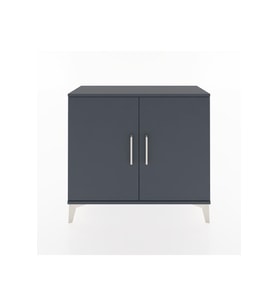 Arges Şifonyer Tek Raflı 2 Kapaklı 88x30x80 Antrasit-Antrasit