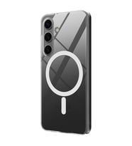Galaxy S24 Plus Kılıf Kamera Korumalı Magsafe Sert PC Porto Kılıf (Renksiz)