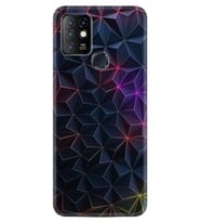 INFINIX Hot 8 9 10 11S Hot 10 Play 10T Kılıf Desemli Silikon Renkli Prizmalar 1783
