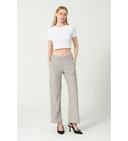 Kadın Yüksek Bel Bol Paça Pantalon