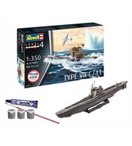 Revell Starter Kit Gemi German Submarine Type VII C/41 75154