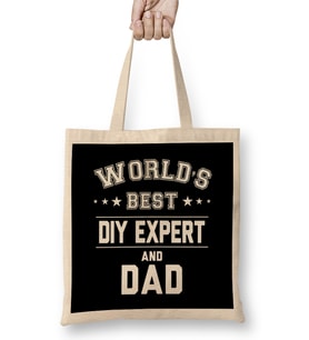 Fathers Day Great Dad Great Husband Gin Lover Bez Çanta Uzun Saplı