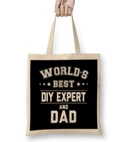 Fathers Day Great Dad Great Husband Gin Lover Bez Çanta Uzun Saplı