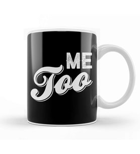 Me Too Bold Caligraphy Kupa Bardak Porselen