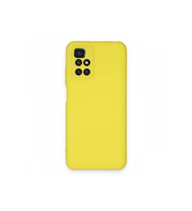 Çınarcık Dev Xiaomi Redmi 10 Kılıf Nano içi Kadife Silikon - Gri