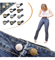 BUFFER® 10 Adet Yedek Kot Düğmeleri Beden Genişletici