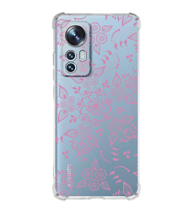 Xiaomi Mi 12 Uyumlu Köşe Korumalı Antişok Kapak Nostalji Desen Tasarımlı Şeffaf Silikon Kılıf