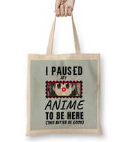 Sarcasm Funny Anime And Manga Otaku Lover Gift Bez Çanta Uzun Saplı