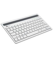 Lecoo BK100 Bluetooth V3.0 Çoklu Cihaz Uyumlu Şarj Edilebilir Kablosuz Beyaz Türkçe Q Klavye