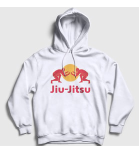 Presmono Unisex Beyaz Jiu Jitsu Masters Güreş Mma Ufc Kapüşonlu Sweatshirt 532733tt (Beyaz)