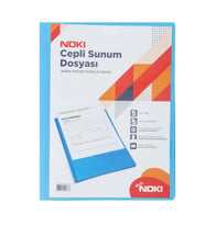 Noki Sunum Dosyası Cepli 40'Lı Mavi 64140-N-130
