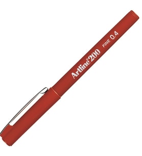 ARTLINE EK-200N FINE LINE PEN 0.4 MM DARK RED