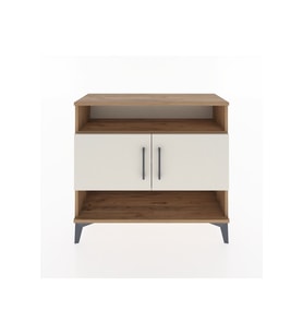 Arges Şifonyer 3 Raflı 2 Kapaklı 88x30x80 Çam-Aytaşı