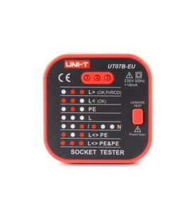 Priz Test Aleti UT07B-EU, Güvenli ve Hızlı Test Cihazı
