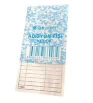 Sam Ofset Sam Adisyon Fişi, Adisyon Defteri 7X15 cm Ölçülerinde (Küçük Boy) 100 Yapraklı Numaralı 6 ADET.