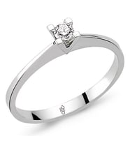 Romeo Pırlanta 0.20 Ct Tektaş Yüzük RM20017 (Çok Renkli)