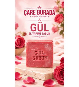 El Yapımı & Doğal Gül Sabunu
