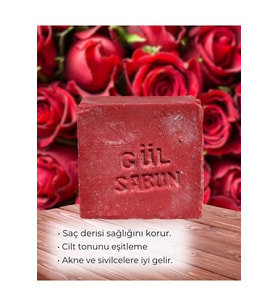 Gül Sabunu Nemlendirici Doğal El Yapımı