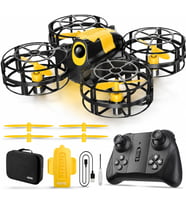 Kumandalı Mini Drone Işıklı Şarjlı Takla Atabilen 360° Dönüş Yapabilen Otomatik İniş Kalkış Hobi Drone 8-10 Dakika Kullanım Süresi Ufo Drone
