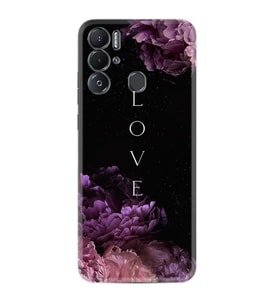 Tecno Pova Neo Kılıf Silikon Desen Özel Seri Love Flow 1664