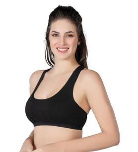 SİYAH MI Emay 1424 Modal Cotton Sporcu Büstiyer